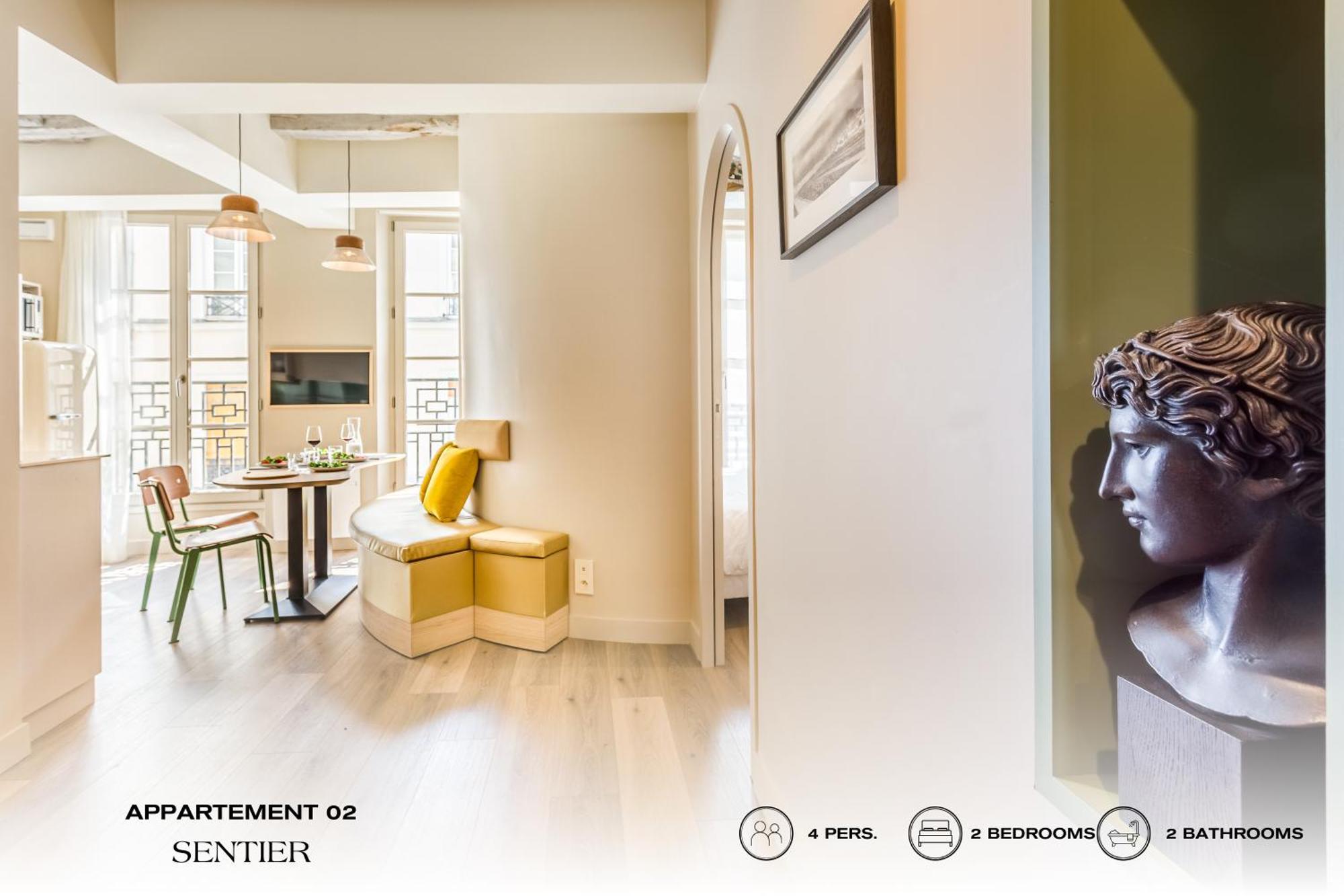 Appartement Beauquartier Paris - Sentier Extérieur photo